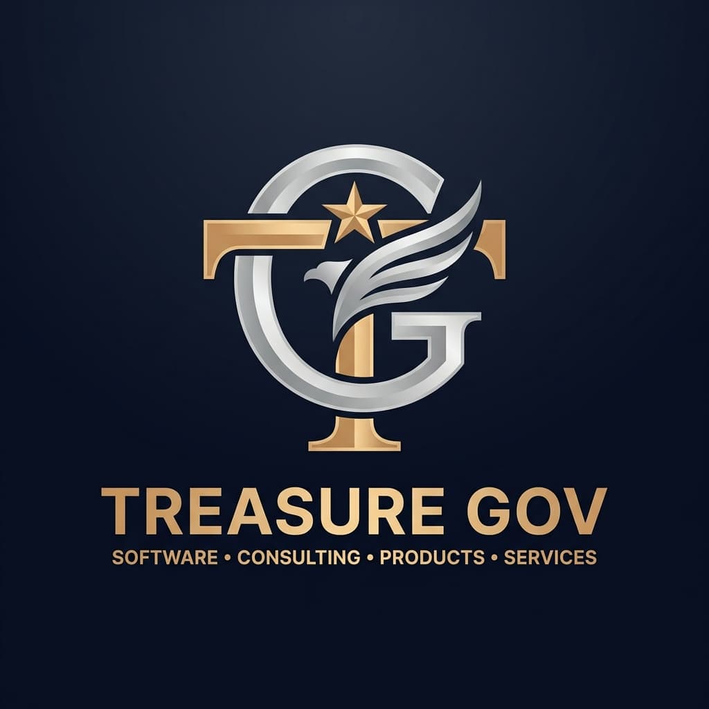 Treasure Gov Executive Monogram Crest